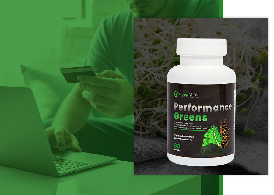 Image of a bottle of Performance Greens