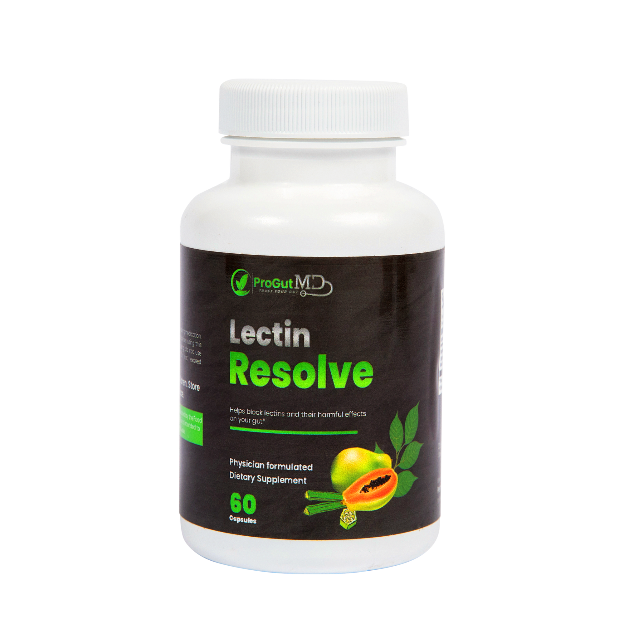 A bottle of Lectin Resolve